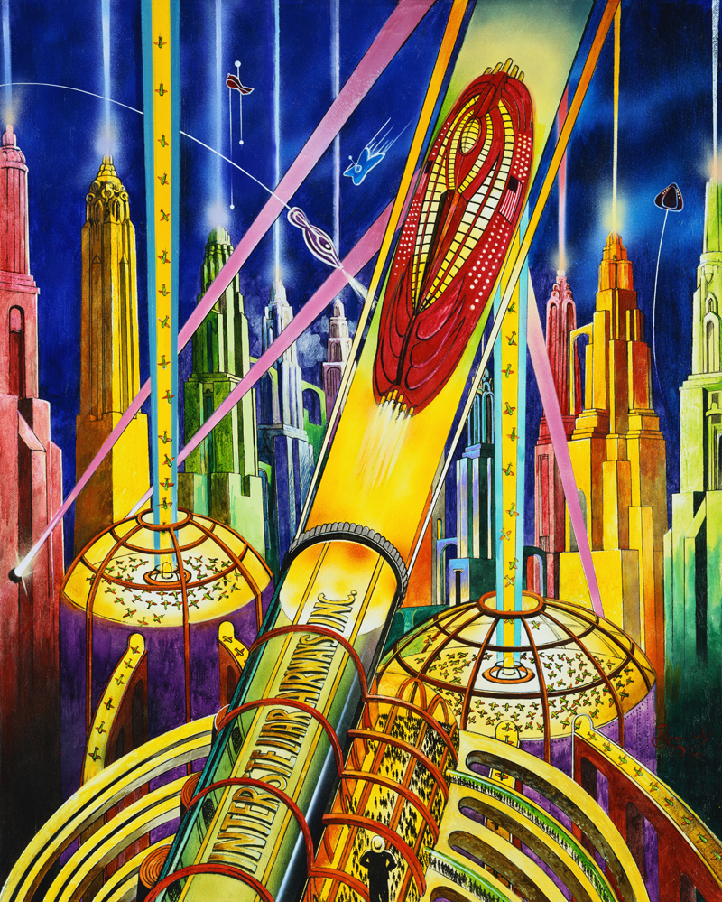 Illustration for article titled The Most Vibrant Pulp Science Fiction Art You'll See This Week
